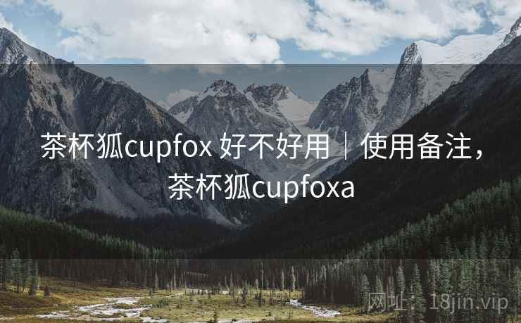 茶杯狐cupfox 好不好用｜使用备注，茶杯狐cupfoxa