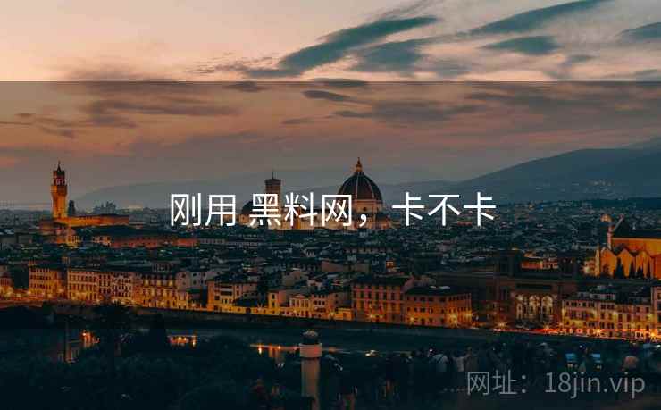 刚用 黑料网,卡不卡 第2张 刚用 黑料网,卡不卡 第2张